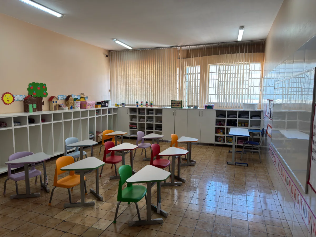 Mostrando outro ângulo da sala do 1º Período