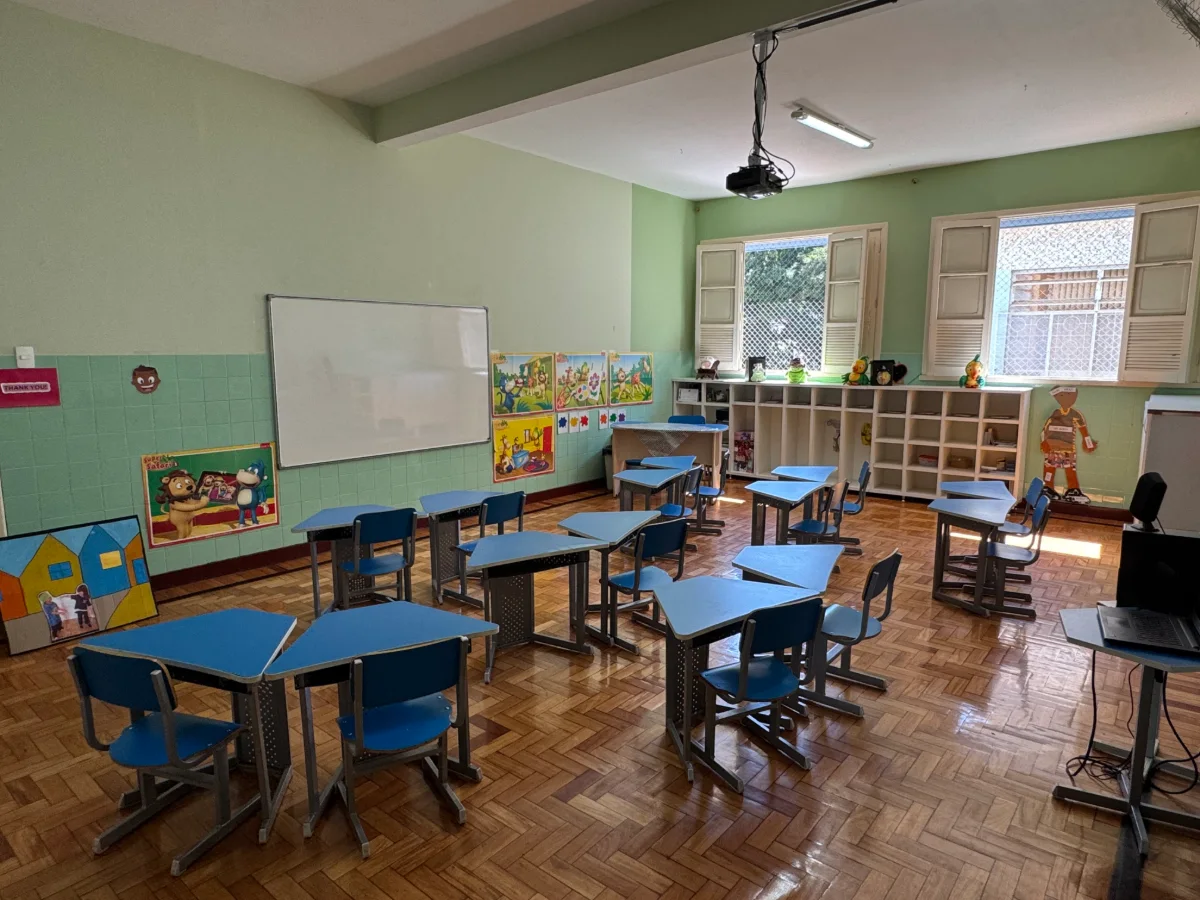 Espaço da Sala de ingês
