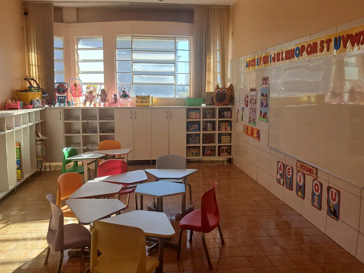 Vista geral da sala compartilhada pelo Maternal I e II