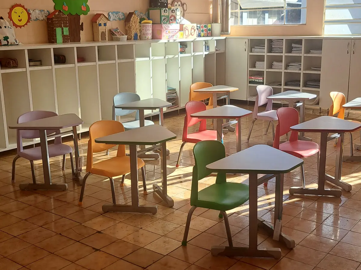 Mobiliário infantil e organização da sala do Maternal