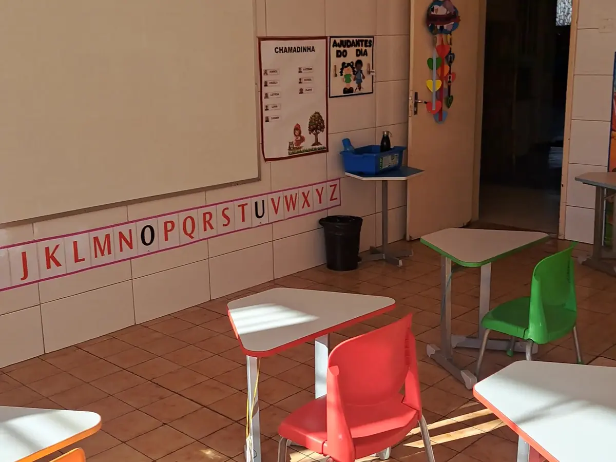 Outro ângulo da sala do 1º Período